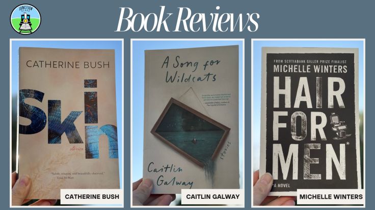 Promo image that says Book Reviews at the top and includes three cover photos of books mentioned in the post.